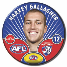 AFL 2026 WESTERN BULLDOGS Football Club - GALLAGHER, Harvey