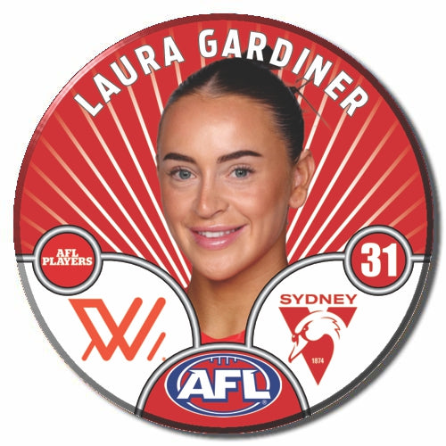 AFLW S10 SYDNEY SWANS - GARDINER, Laura