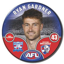 2025 AFL Western Bulldogs Football Club - GARDNER, Ryan