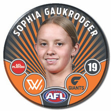 AFLW S11 GWS GIANTS - GAUKRODGER, Sophia