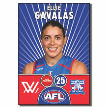 AFLW S10 WESTERN BULLDOGS - GAVALAS, Ellie