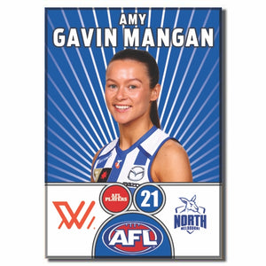 AFLW S10 NORTH MELBOURNE - GAVIN MANGAN, Amy