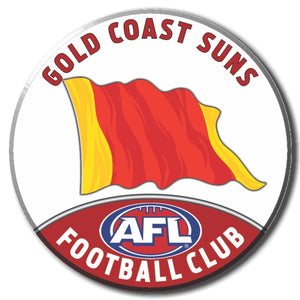 GOLD COAST SUNS SUPPORTER BADGES