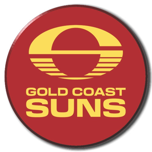 GOLD COAST SUNS SUPPORTER BADGES
