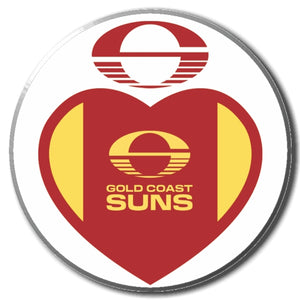 GOLD COAST SUNS SUPPORTER BADGES