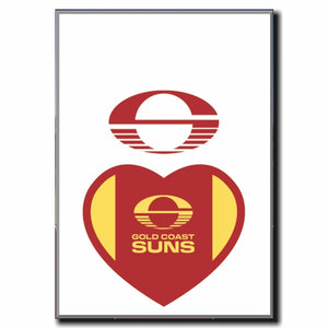 GOLD COAST SUNS SUPPORTER MAGNETS