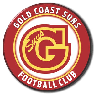 GOLD COAST SUNS SUPPORTER BADGES