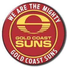 GOLD COAST SUNS SUPPORTER BADGES