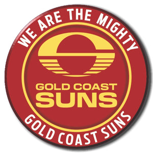 GOLD COAST SUNS SUPPORTER BADGES