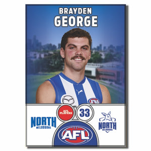 2025 AFL North Melbourne Football Club - GEORGE, Brayden