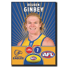AFL 2026 WEST COAST EAGLES Football Club - GINBEY, Reuben