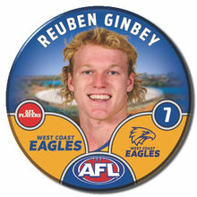 2025 AFL West Coast Eagles Football Club - GINBEY, Reuben