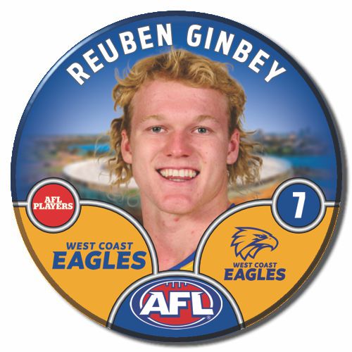 2025 AFL West Coast Eagles Football Club - GINBEY, Reuben