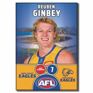 2025 AFL West Coast Eagles Football Club - GINBEY, Reuben