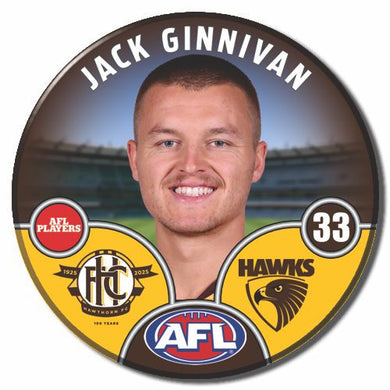 2025 AFL Hawthorn Football Club - GINNIVAN, Jack