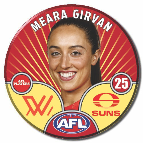 AFLW S10 GOLD COAST SUNS - GIRVAN, Meara