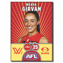 AFLW S10 GOLD COAST SUNS - GIRVAN, Meara