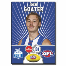 AFL 2026 NORTH MELBOURNE Football Club - GOATER, Josh
