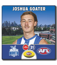 2024 AFL North Melbourne Football Club - GOATER, Joshua