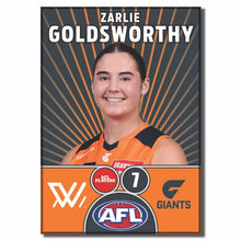 AFLW S10 GWS GIANTS - GOLDSWORTHY, Zarlie