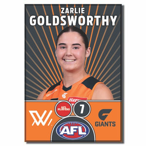 AFLW S10 GWS GIANTS - GOLDSWORTHY, Zarlie