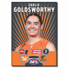 AFLW S11 GWS GIANTS - GOLDSWORTHY, Zarlie