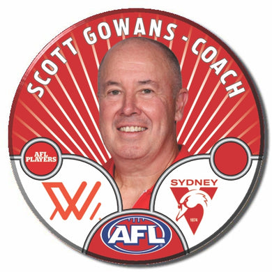 AFLW S10 SYDNEY SWANS - GOWANS, Scott - Coach