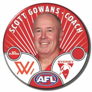 AFLW S10 SYDNEY SWANS - GOWANS, Scott - Coach
