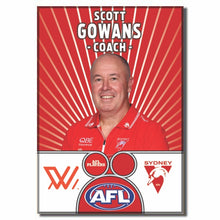 AFLW S10 SYDNEY SWANS - GOWANS, Scott - Coach