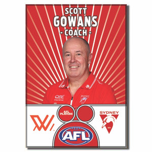 AFLW S10 SYDNEY SWANS - GOWANS, Scott - Coach