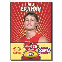 AFL 2026 GOLD COAST SUNS Football Club - GRAHAM, Will