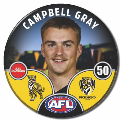 2025 AFL Richmond Football Club - GRAY, Campbell