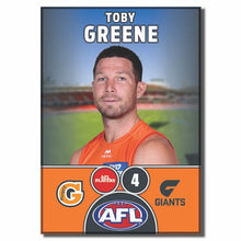 2025 AFL GWS Giants Football Club - GREENE, Toby