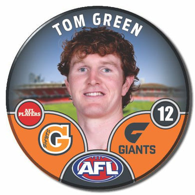 2025 AFL GWS Giants Football Club - GREEN, Tom