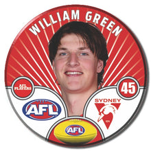 AFL 2026 SYDNEY SWANS Football Club - GREEN, William