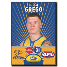 AFL 2026 WEST COAST EAGLES Football Club - GREGO, Lucca