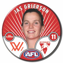 AFLW S10 SYDNEY SWANS - GRIERSON, Jas
