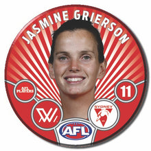 AFLW S11 SYDNEY SWANS - GRIERSON, Jasmine