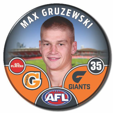 2025 AFL GWS Giants Football Club - GRUZEWSKI, Max
