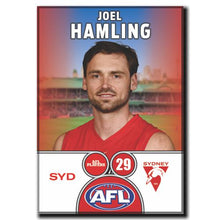 2025 AFL Sydney Swans Football Club - HAMLING, Joel