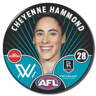 AFLW S10 PORT ADELAIDE - HAMMOND, Cheyenne