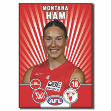 AFLW S11 SYDNEY SWANS - HAM, Montana