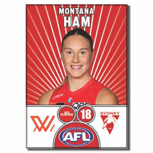 AFLW S10 SYDNEY SWANS - HAM, Montana