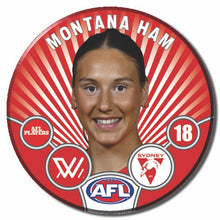 AFLW S11 SYDNEY SWANS - HAM, Montana