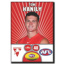 AFL 2026 SYDNEY SWANS Football Club - HANILY, Tom