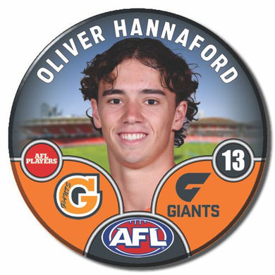 2025 AFL GWS Giants Football Club - HANNAFORD, Oliver