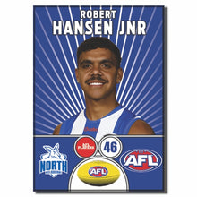AFL 2026 NORTH MELBOURNE Football Club - HANSON JNR, Robert