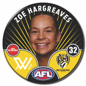 AFLW S10 RICHMOND - HARGREAVES, Zoe