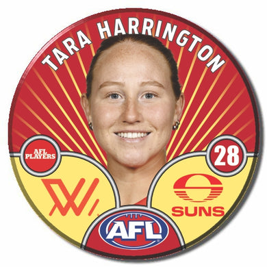 AFLW S10 GOLD COAST SUNS - HARRINGTON, Tara