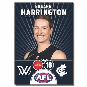 AFLW S10 CARLTON - HARRINGTON, Breann